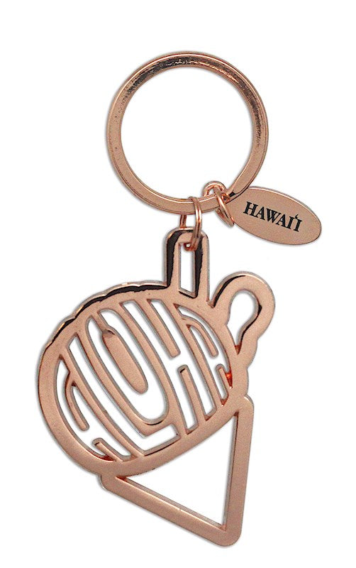 Copper Keychain, Shave Ice - Hawaii