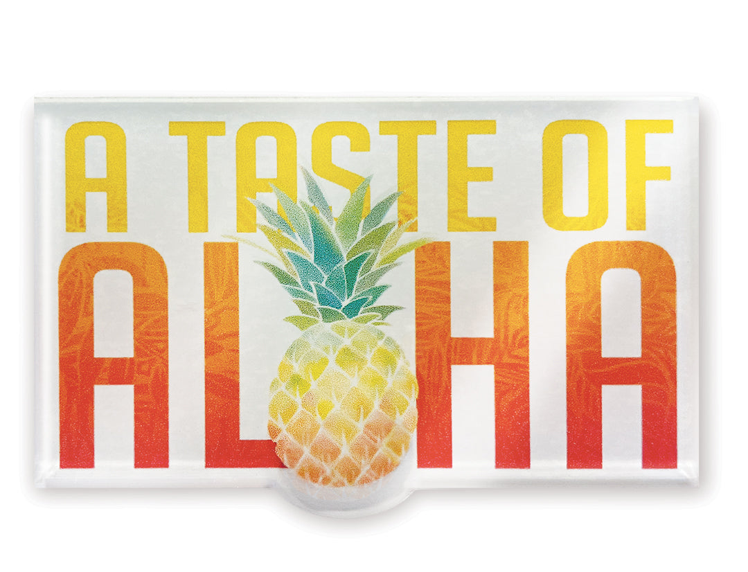 Watercolor Pineapple Acrylic Magnet