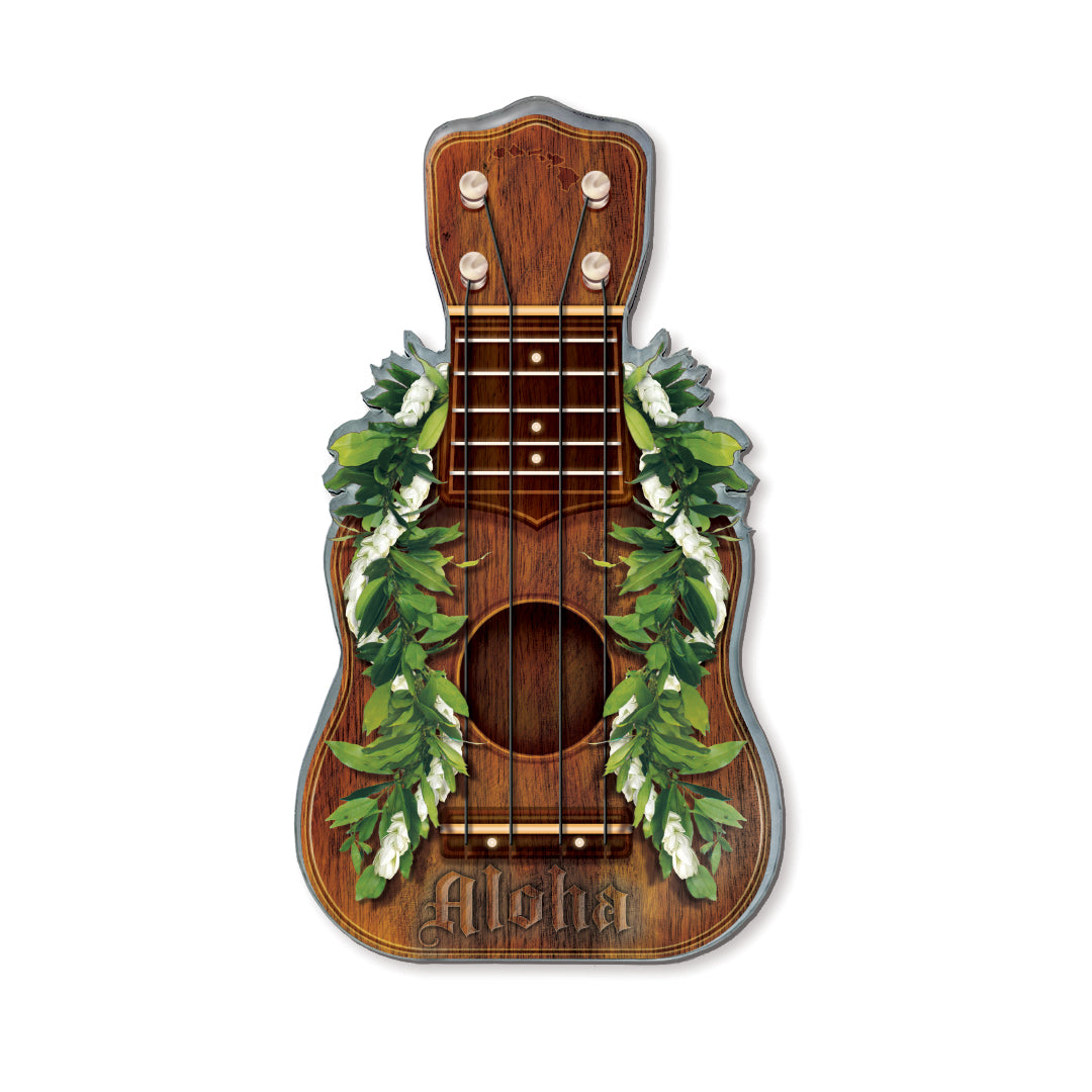 ʻUkulele Lei Acrylic Magnet