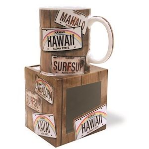 10 oz. Boxed Mug, License Plates with Box