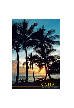 50-Pack Kauai Postcards, Princeville Beach Sunset, 4x6