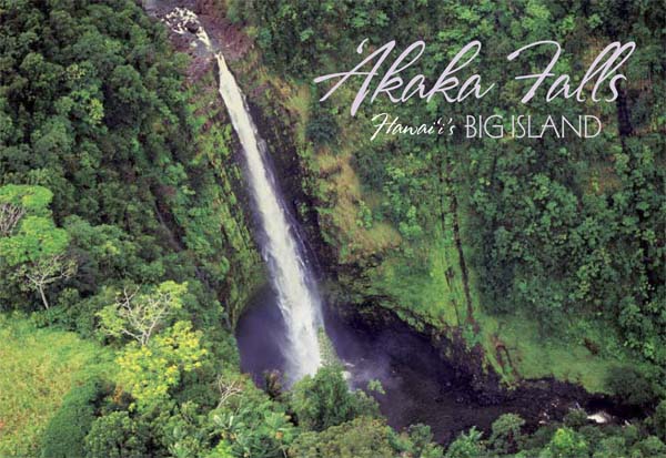 50-Pack Big Island Postcards, Majestic Akaka Falls, 4x6