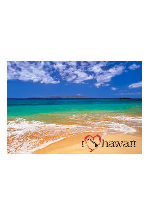 50-Pack Generic Postcards I Love Hawaii 4x6