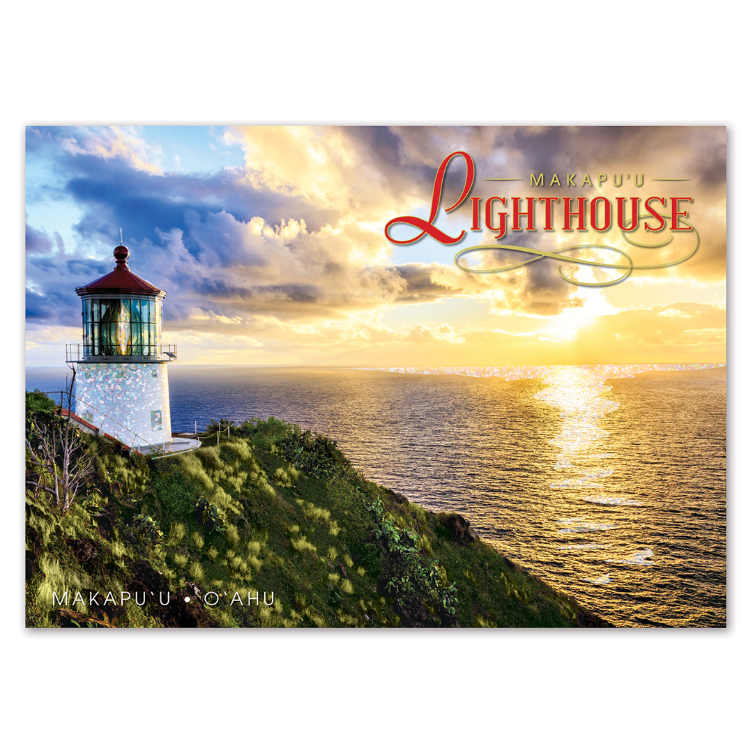 25-Pack Oahu Postcards Makapuu Lighthouse 5x7