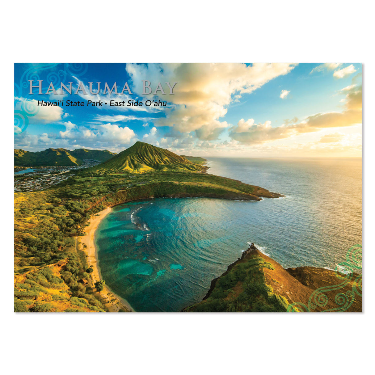 25-Pack Oahu Postcards Hanauma Bay Sunrise 5x7