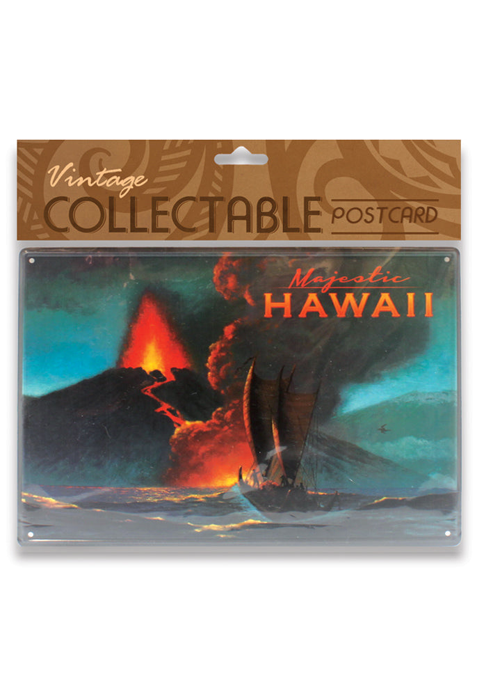 Discovery Vintage Collectable Metal Postcard Single 5x7