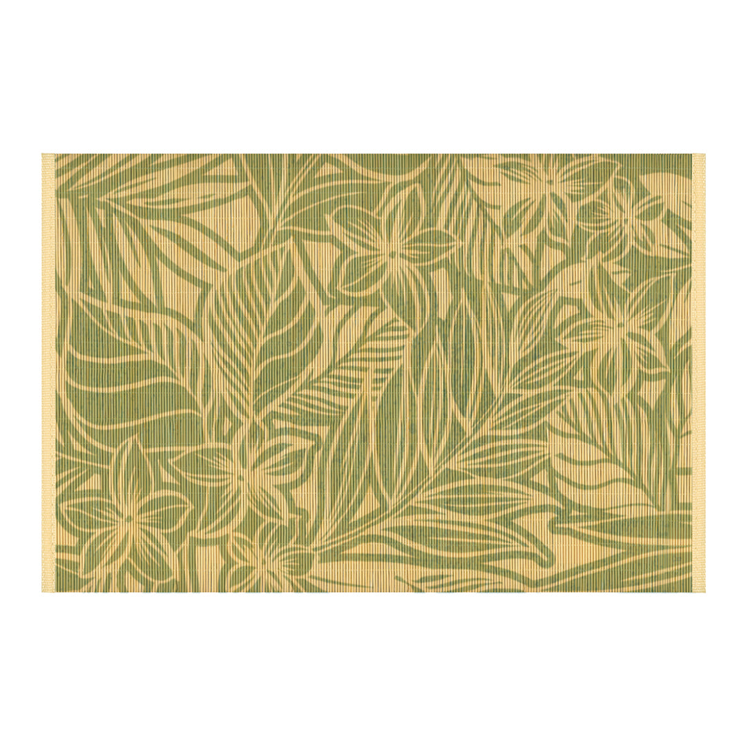 Bamboo Placemat, Island Foliage
