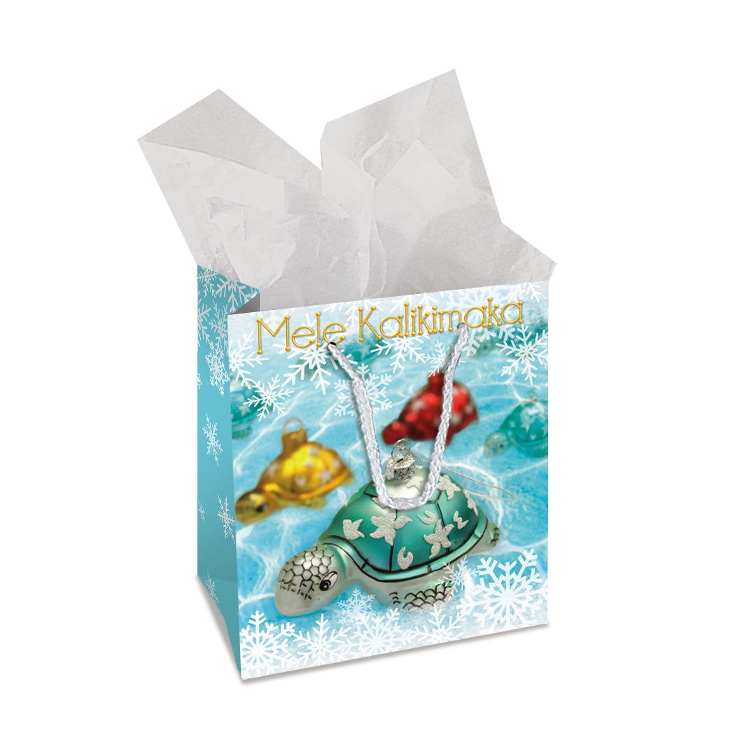 Holiday Honu - Island Treasures Collection Small Gift Bag