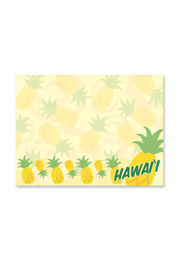 Rectangular Stick'n Notes, Pineapple Dream