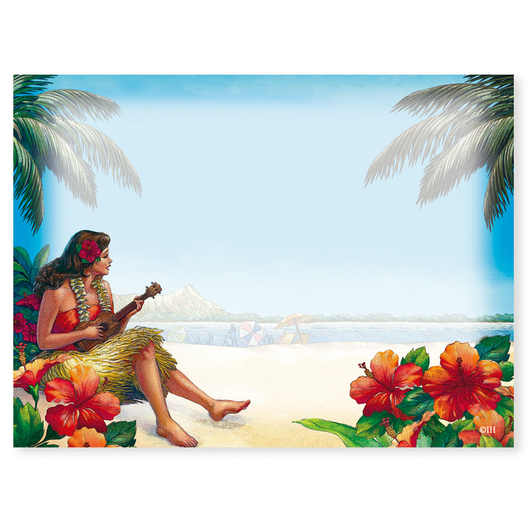 Rectangular Stick'n Notes, Vintage Hawaii
