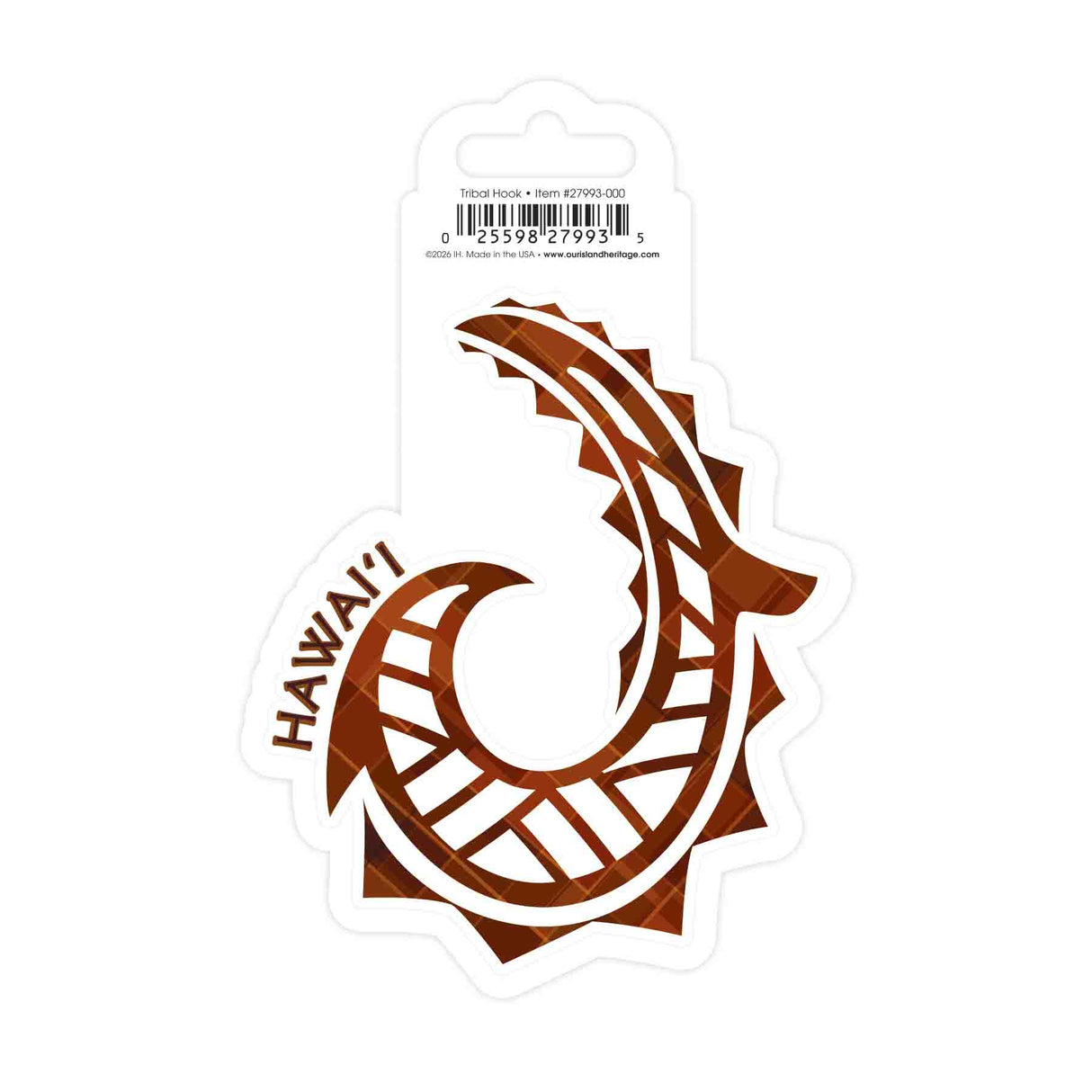Tribal Hook Matte Sticker