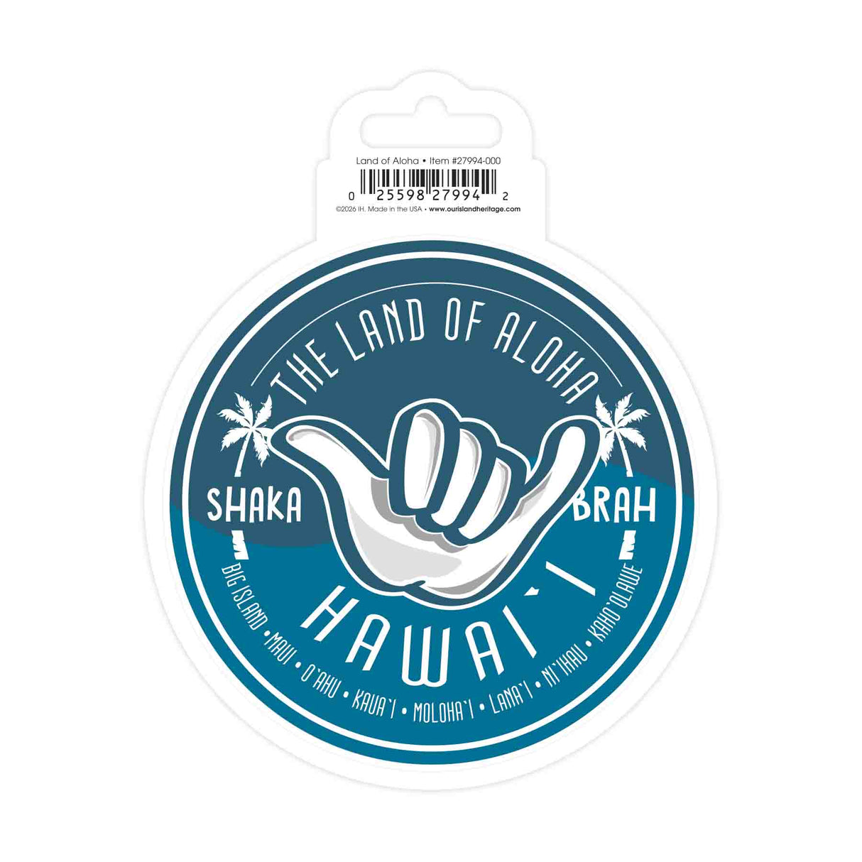 Land of Aloha Glossy Sticker