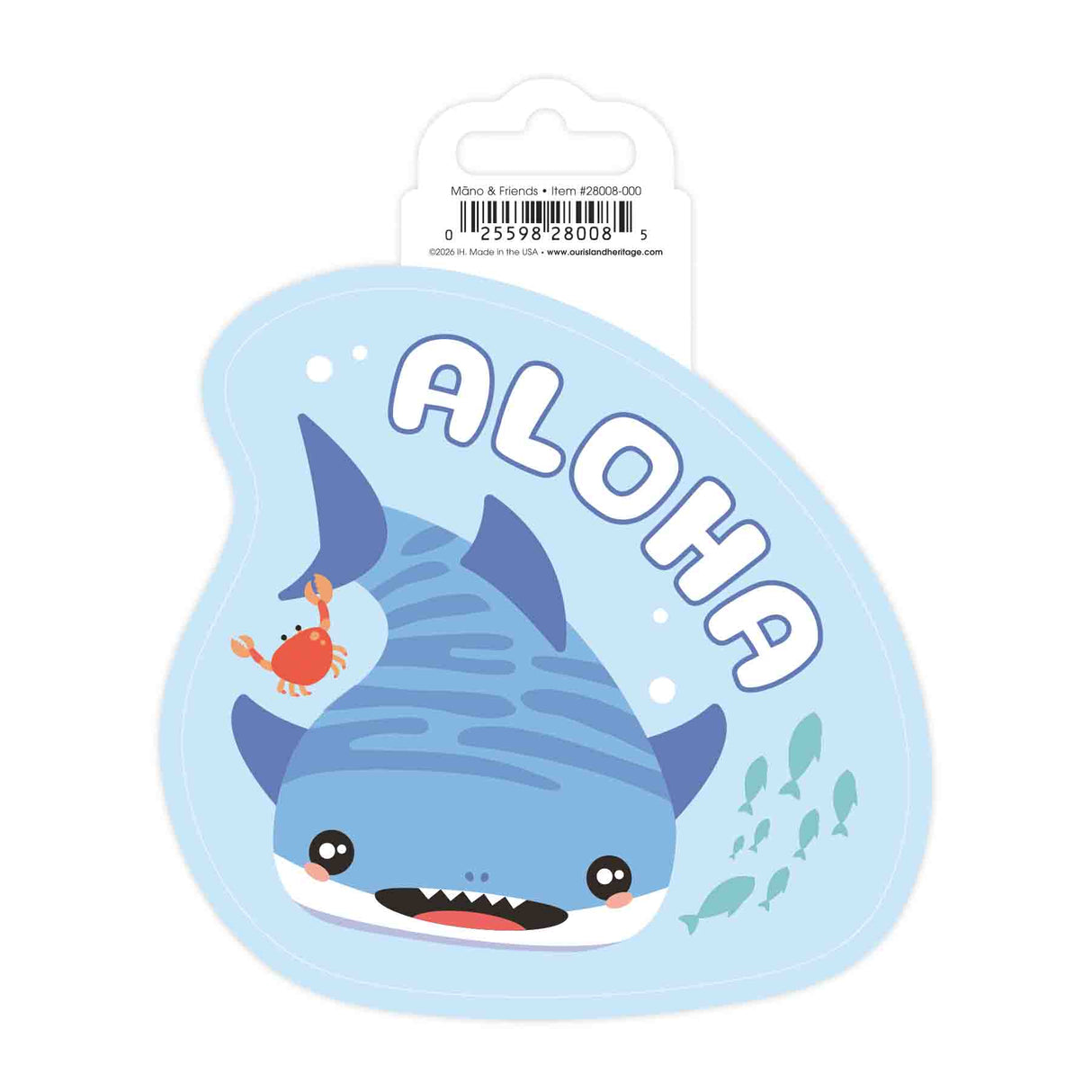 Manō and Friends Glossy Sticker