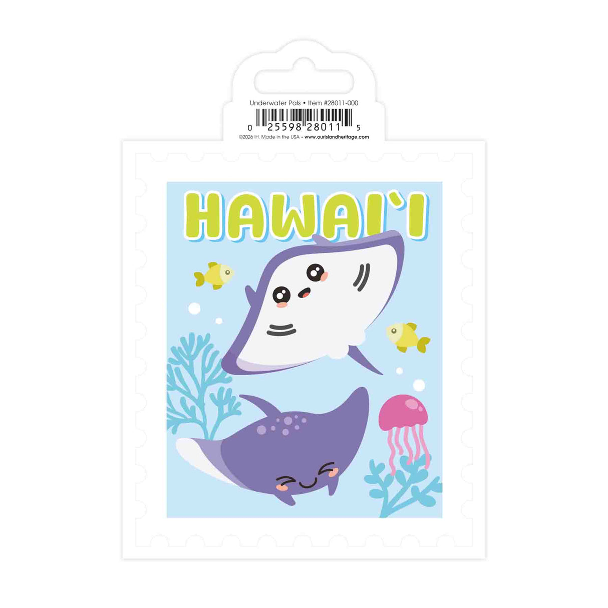Underwater Pals Glossy Sticker