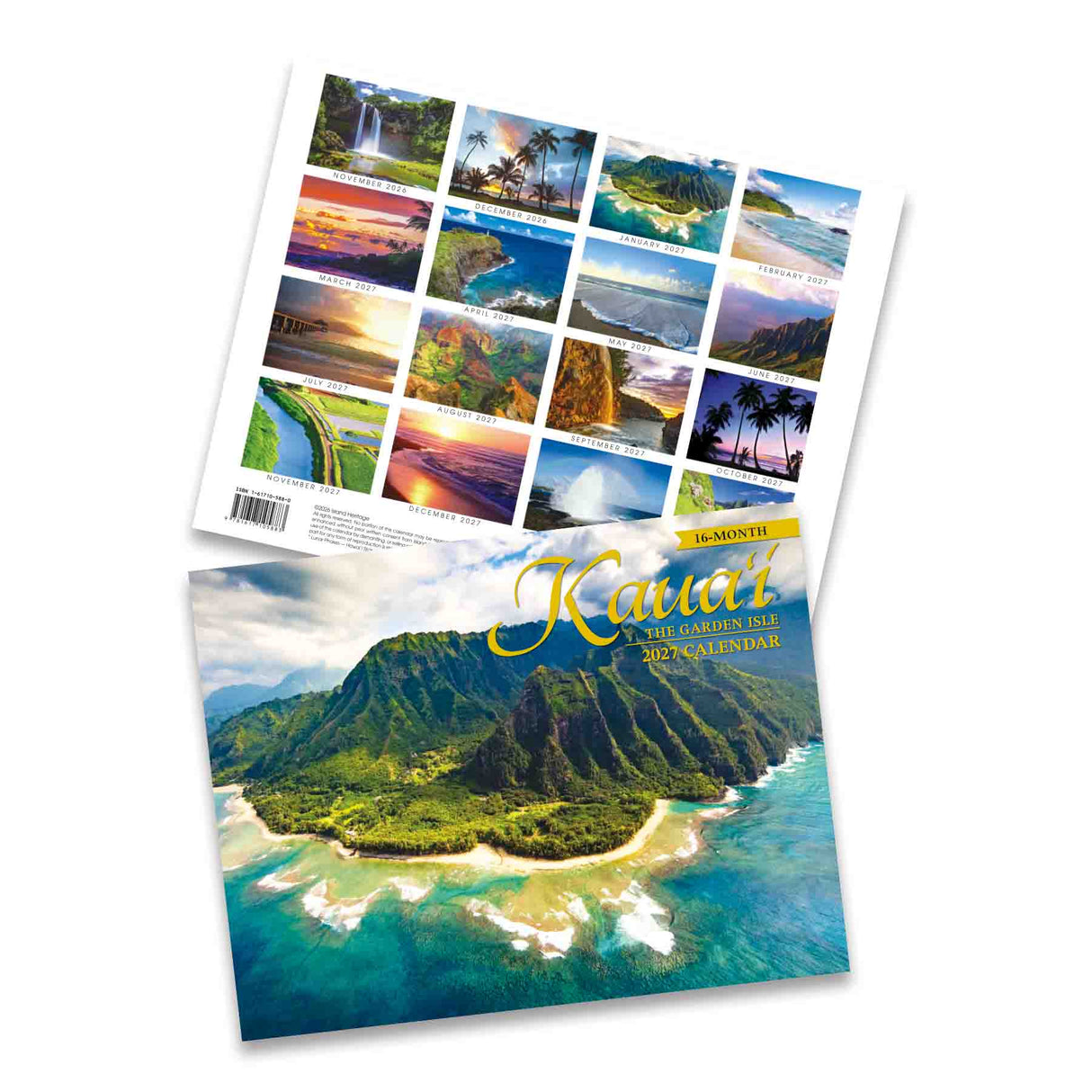 2027 Trade Calendar, Kaua‘i, The Garden Isle