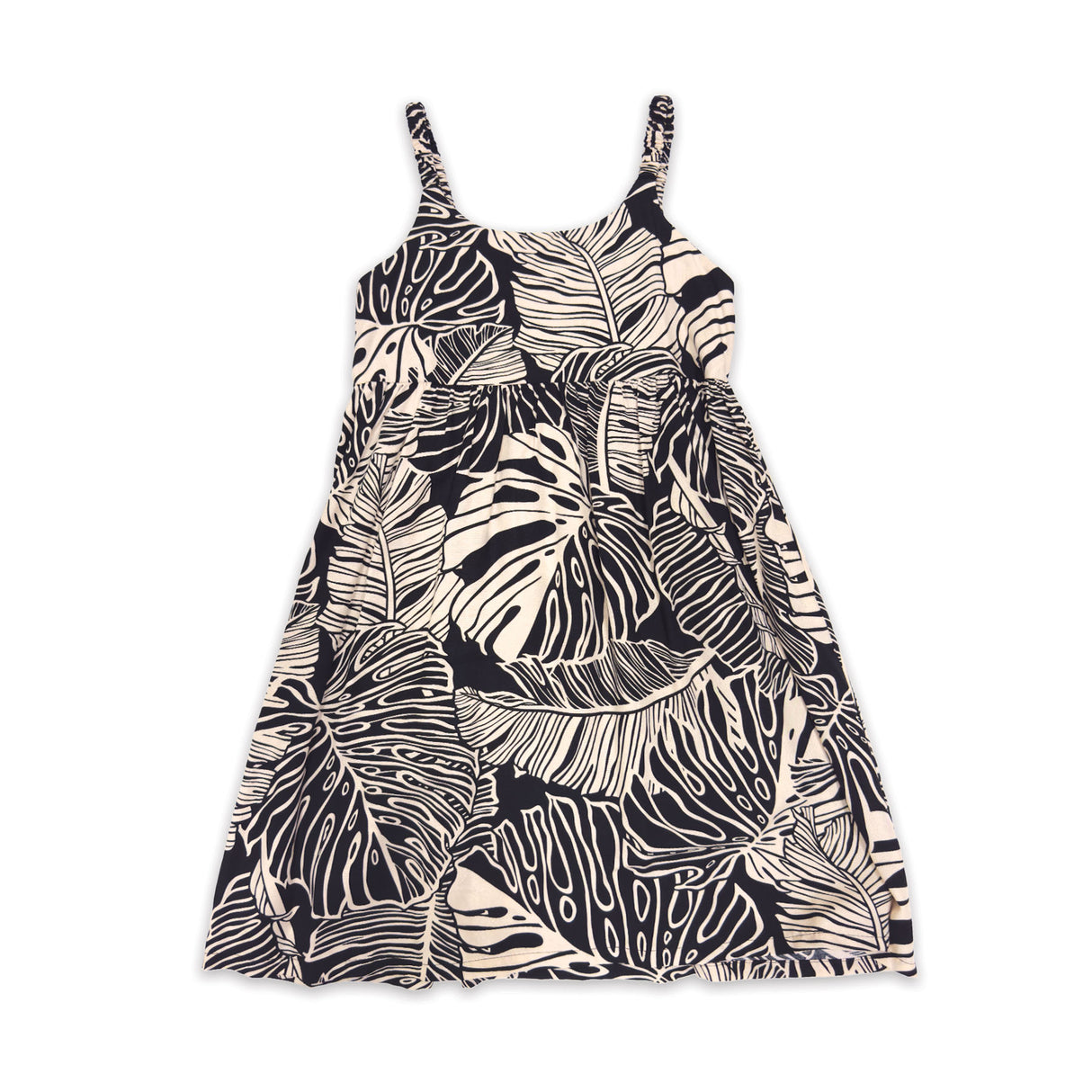 Banana Leaves Black Girls Dress