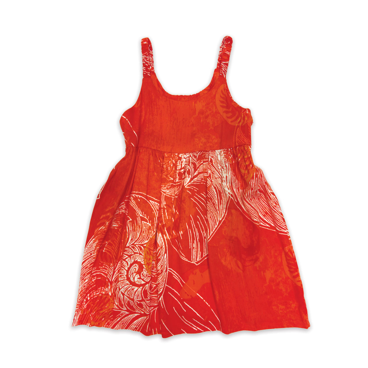 Nautilus Orange Girls Dress