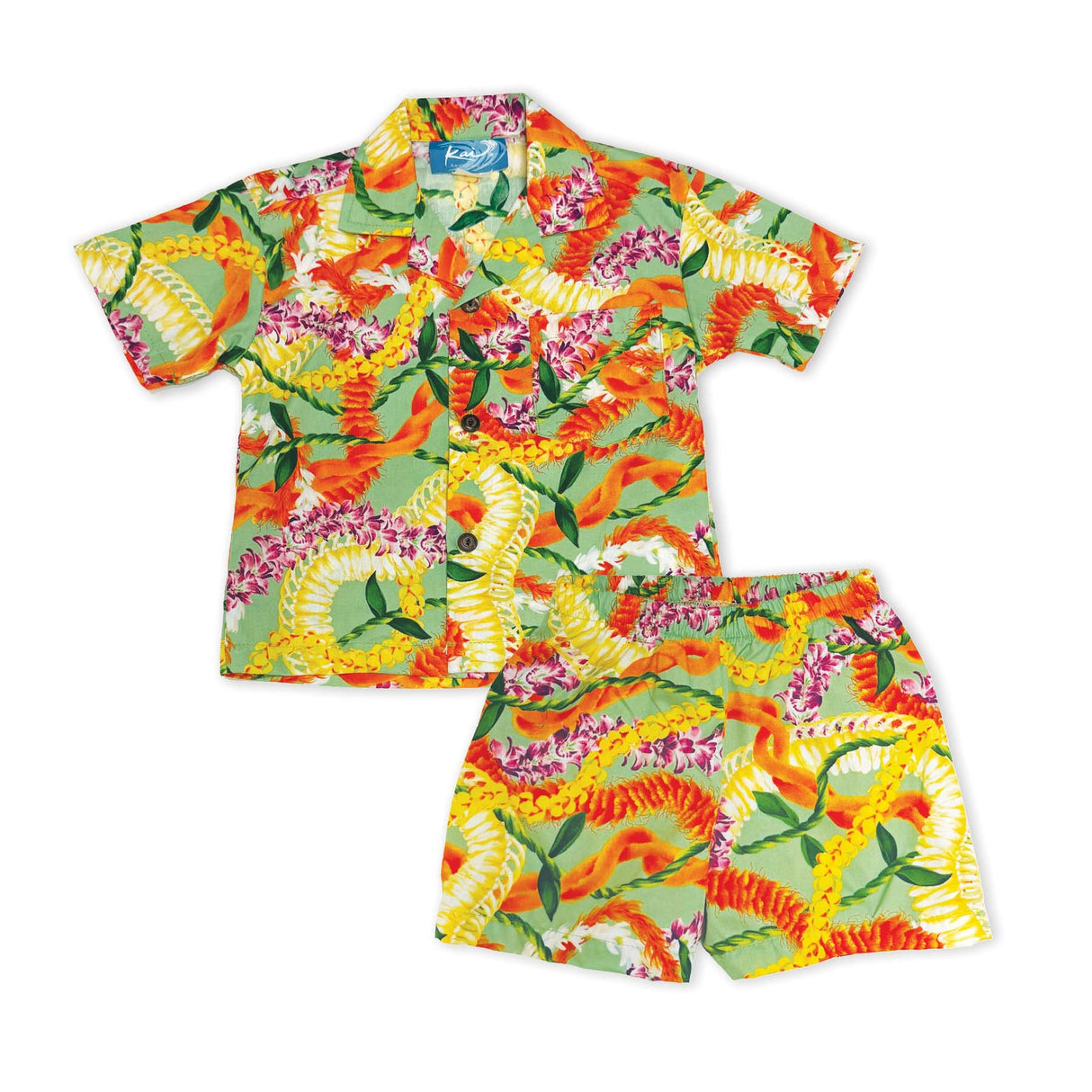 Leis of Aloha Sage Boys Cabana Set