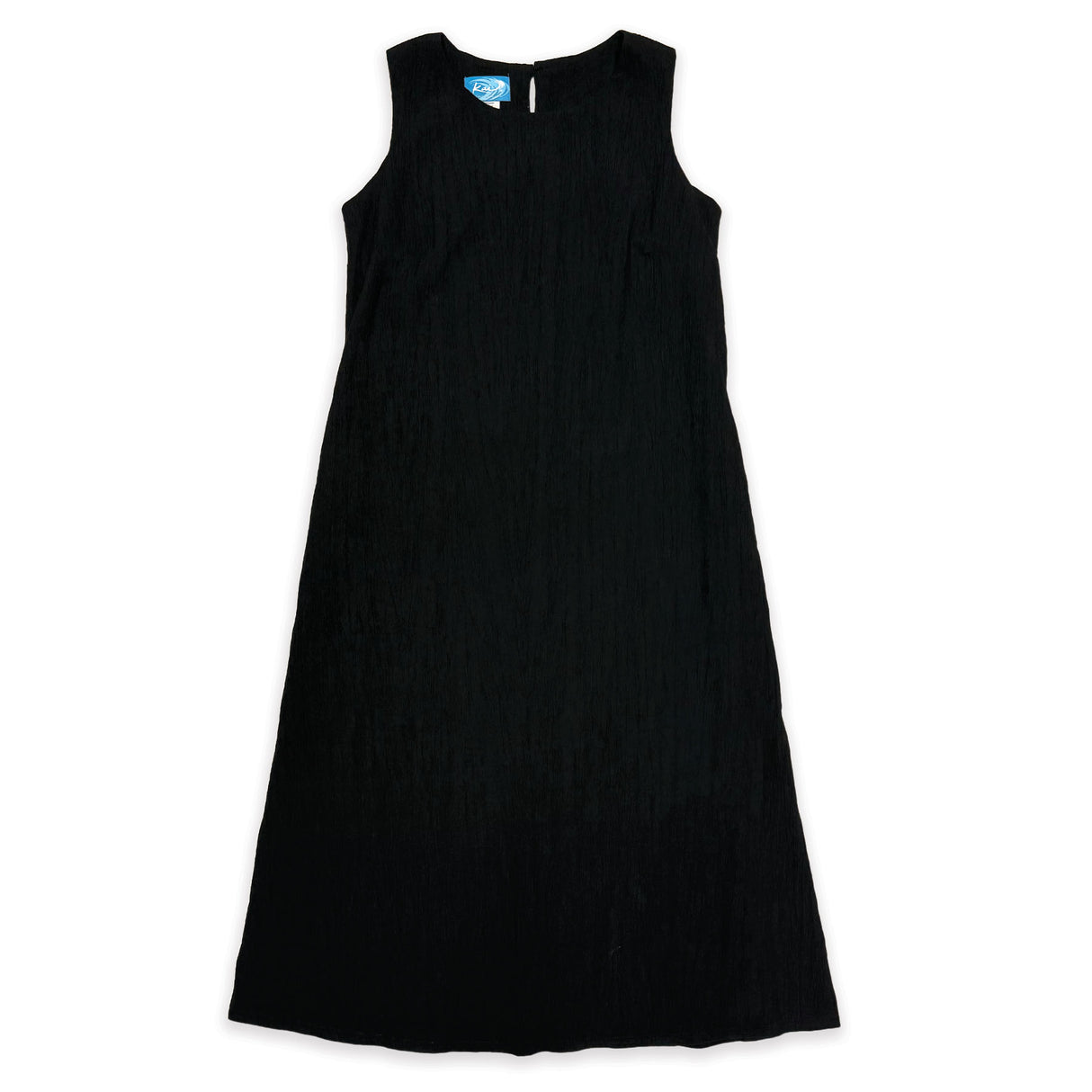 Tencel Black Women's Knit Midi Dress