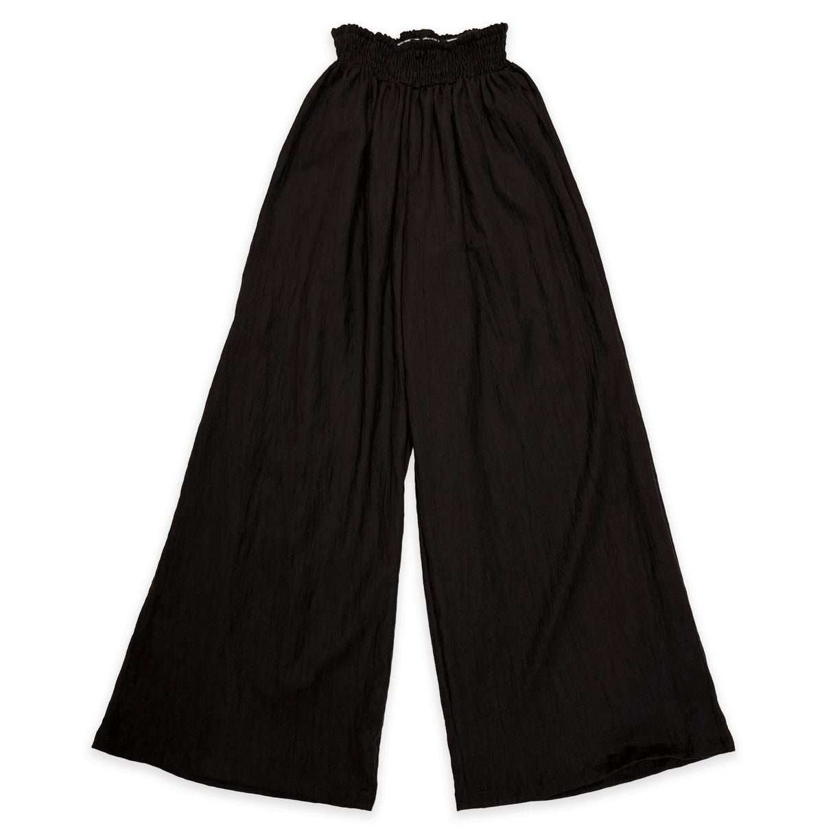 Tencel Polyester Black Womens Palazzo Pants