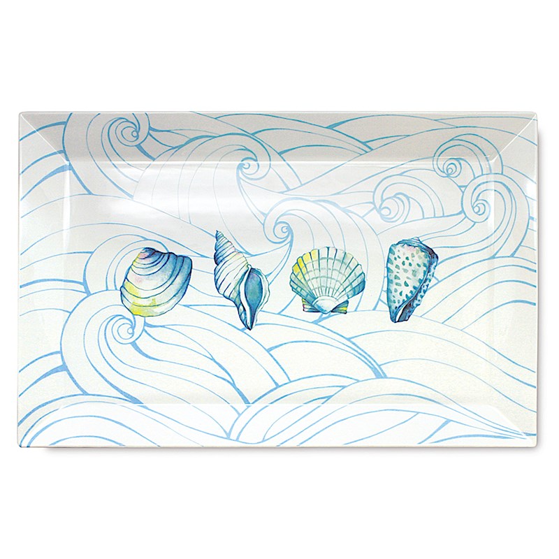Lauren Roth Collection Coastal Ocean Serving Platter