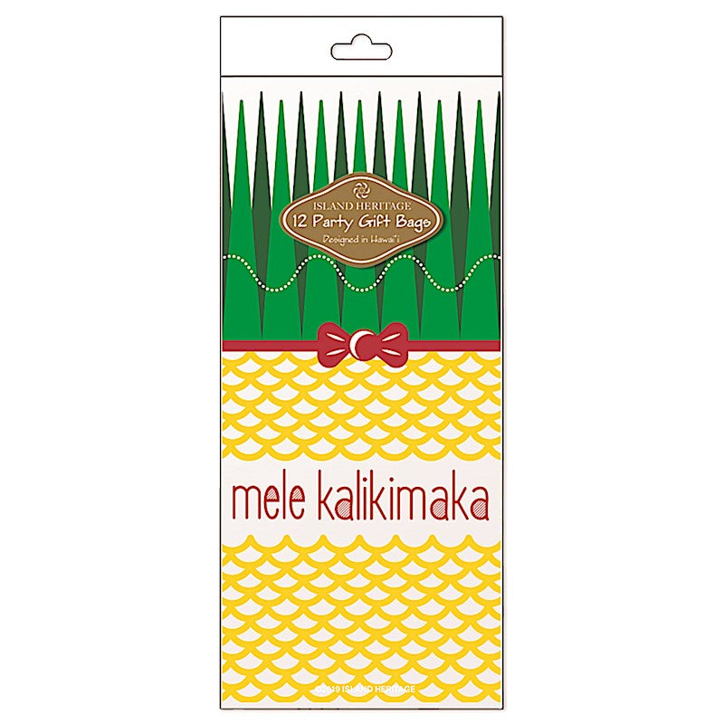 Cello Bag 12-Pack, Mele Pineapple Parade