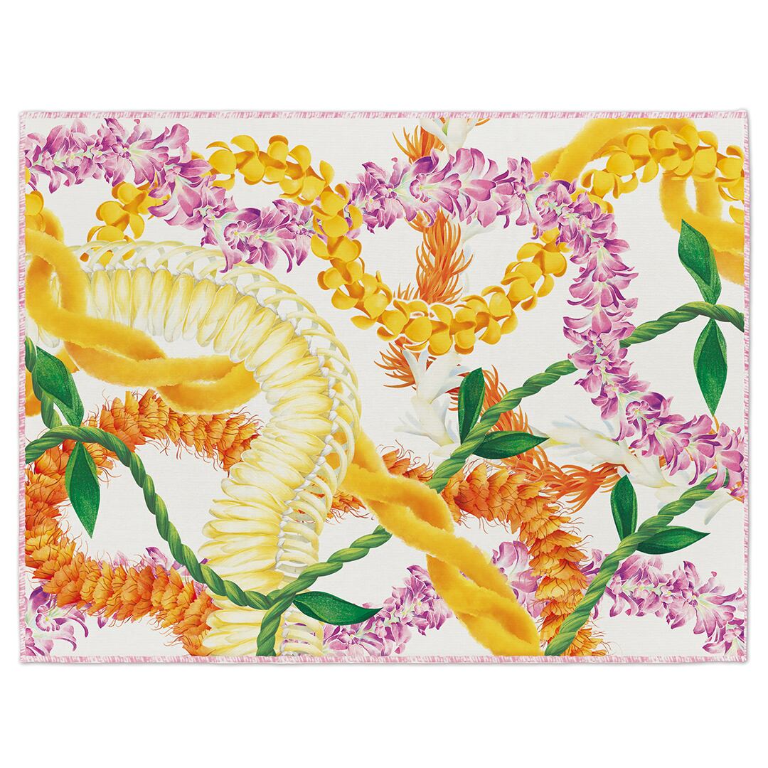 Drying Mat, Leis of Aloha