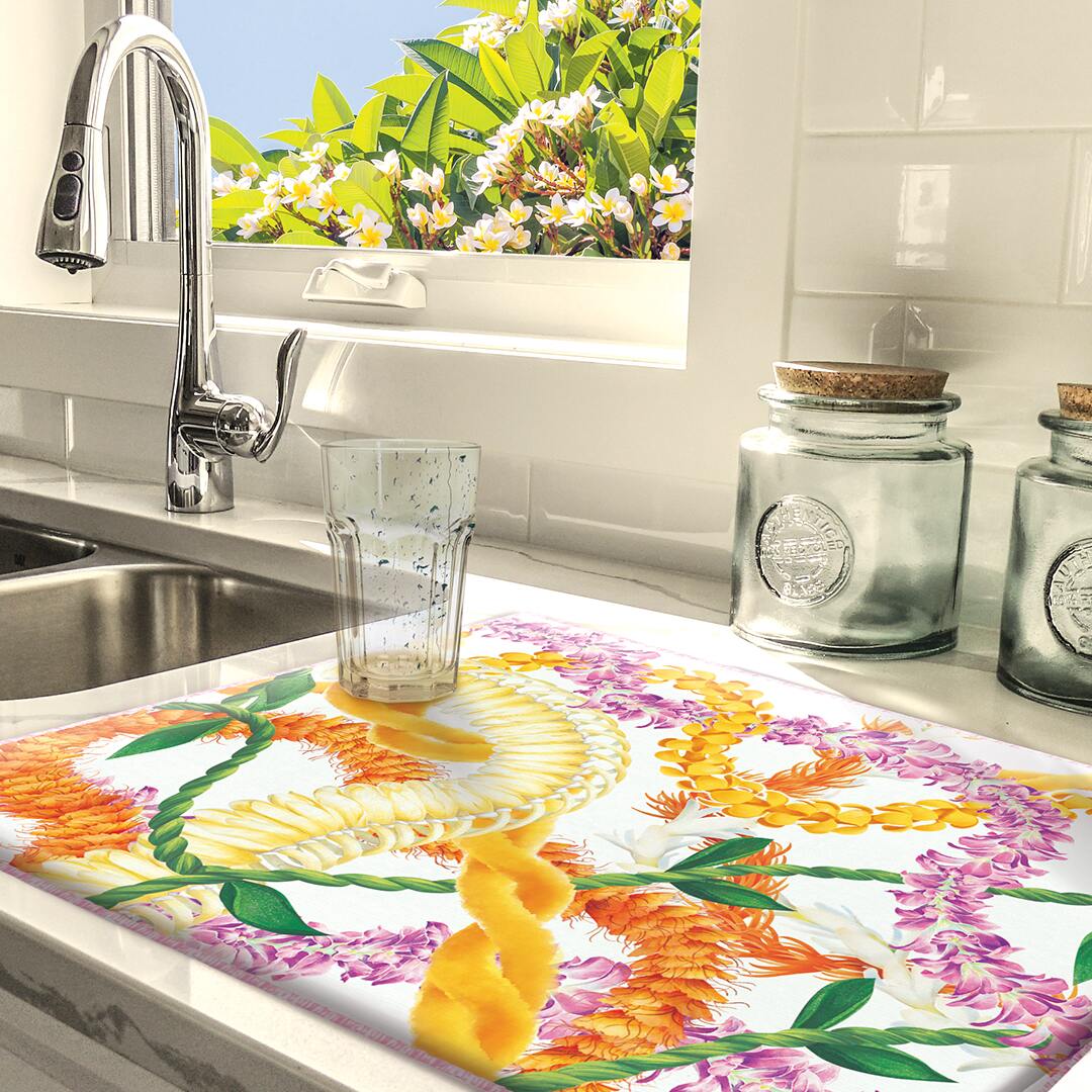 Drying Mat, Leis of Aloha