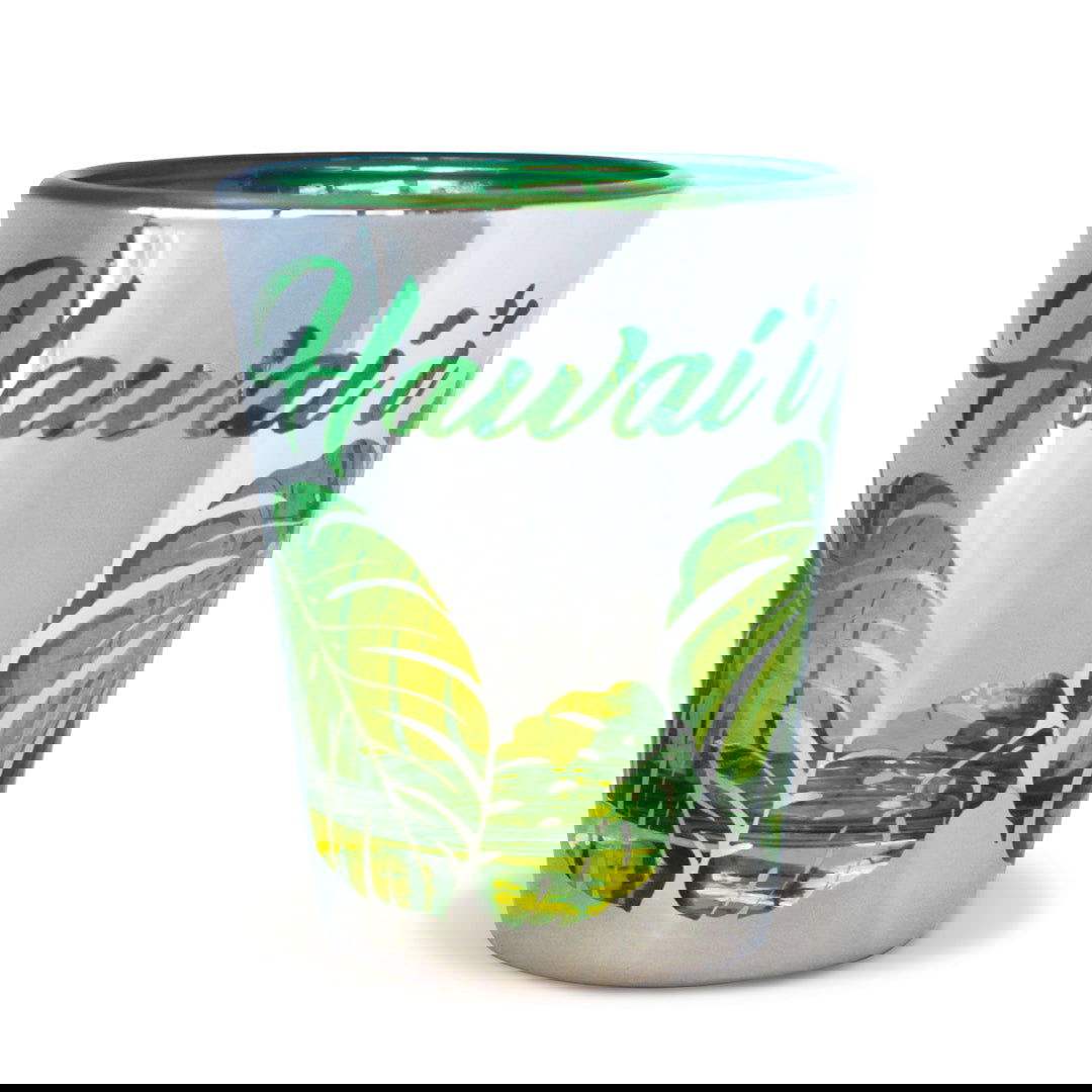 Foil Shotglass, Monstera Hawaii