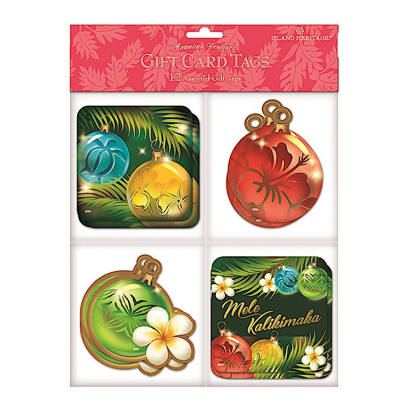 Gift Tag 12-Pack, Ornaments of the Islands