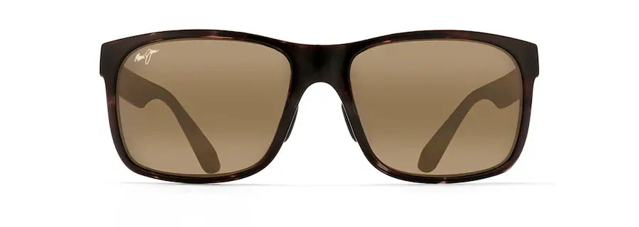 Maui Jim Red Sands Asian Fit Grey Tortoise Polarized Sunglasses