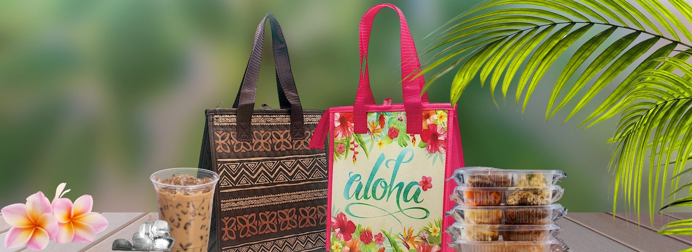 Explore Island Heritage's Insulated Totes Collection, designed to keep your items cool with tropical-inspired designs and durable materials.