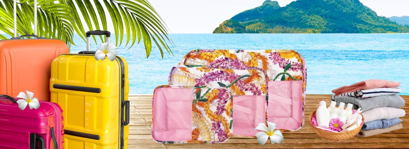 Pack in style with the Island Heritage Travel Organizer Sets, designed to keep your essentials neat and easy to access on your next adventure.