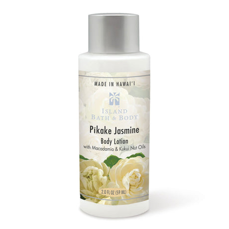 Luxurious Pikake Jasmine Lotion enriched with coconut and kukui nut oils.