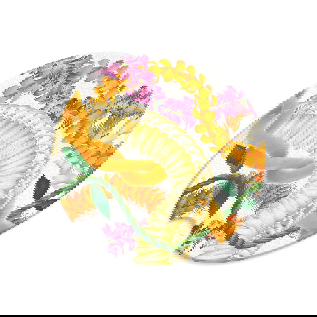 Leis of Aloha Island Car Coasters, perfect for protecting your car’s cup holders with a tropical flair.