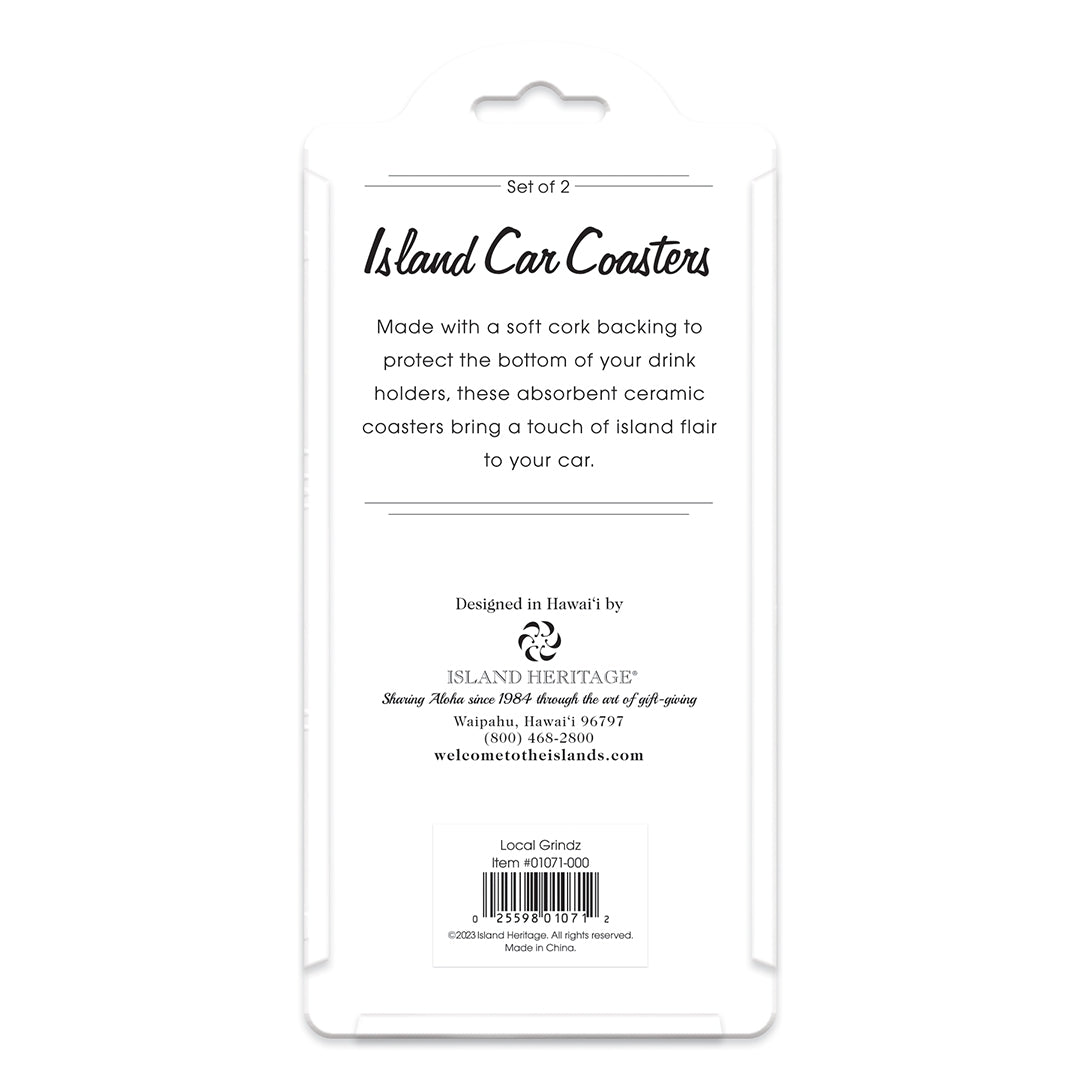 Island Car Coasters, Local Grindz