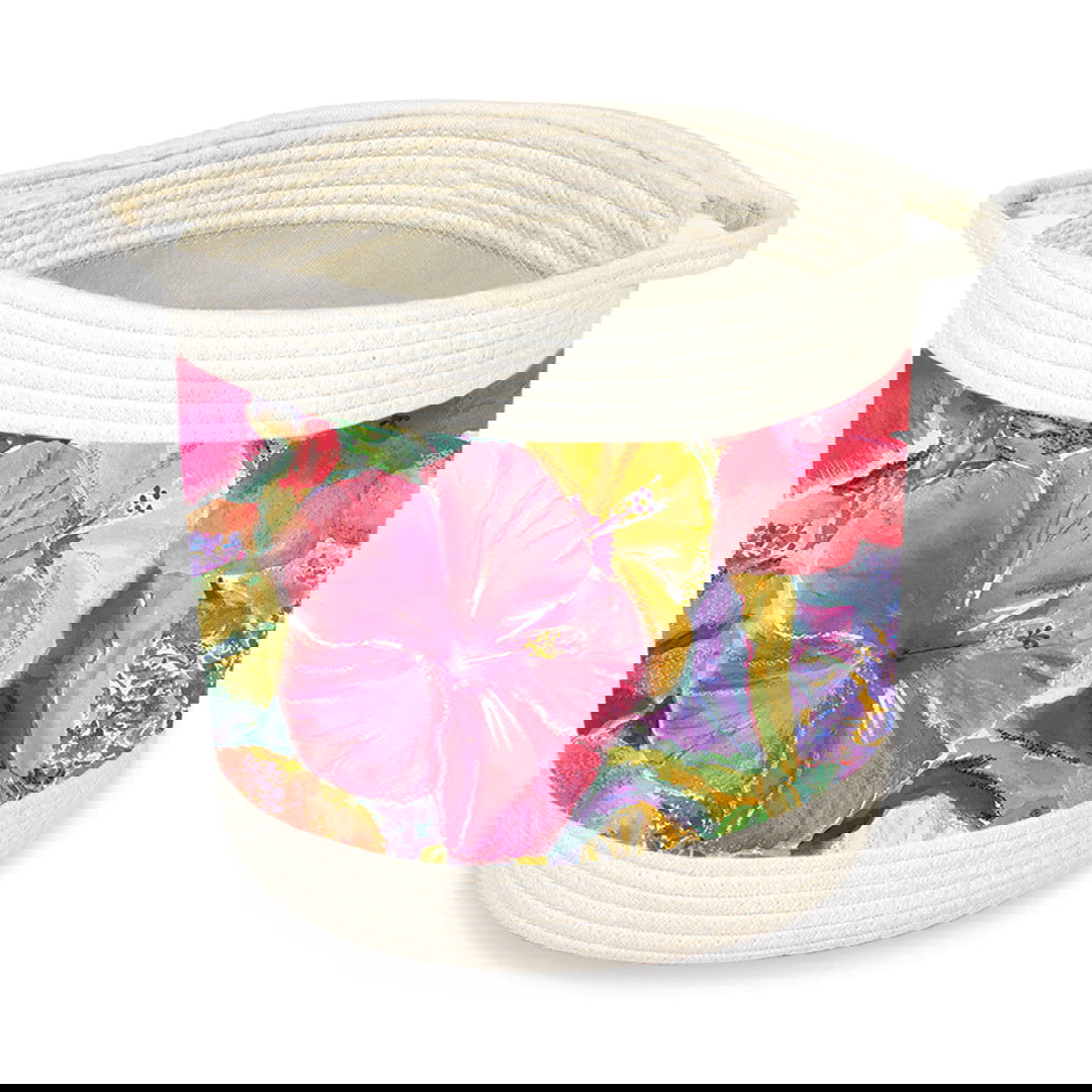 Storage Baskets, Hibiscus Impression - Large