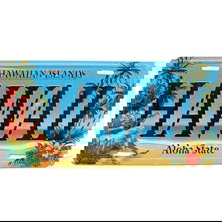 License Plate, Vintage Hawai‘i - Hawai‘i