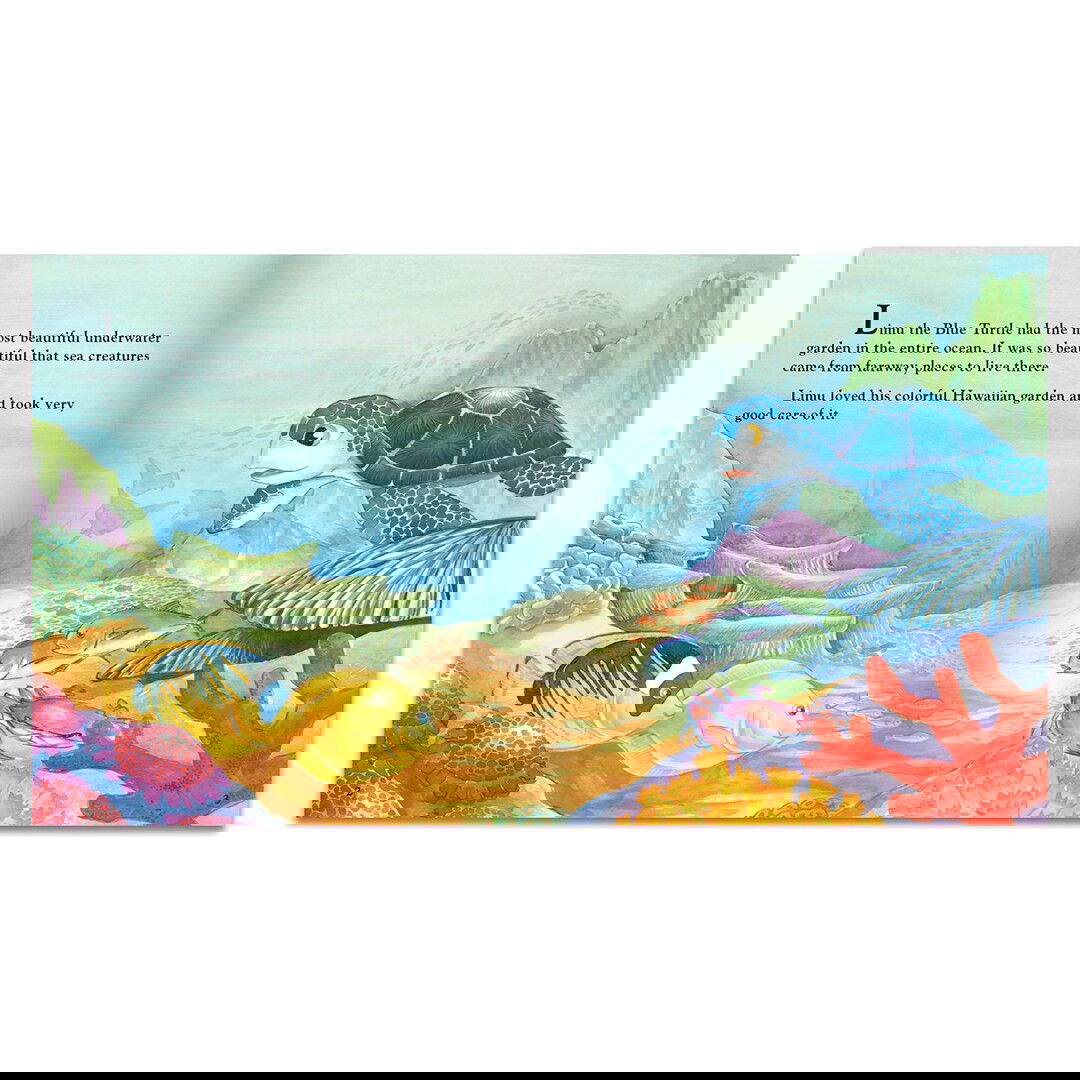 Limu the Blue Turtle and His Hawaiian Garden