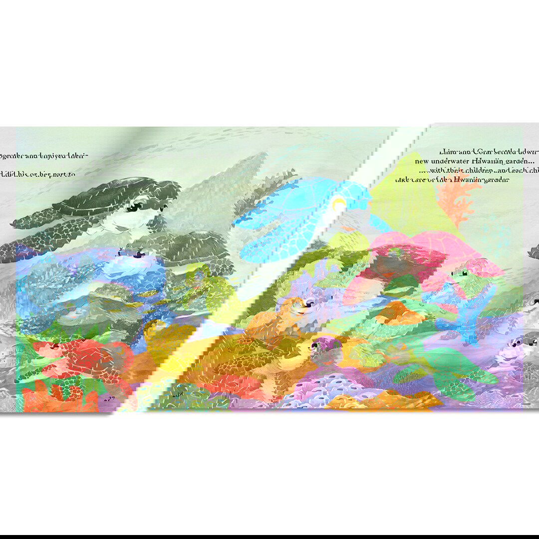 Limu the Blue Turtle and His Hawaiian Garden