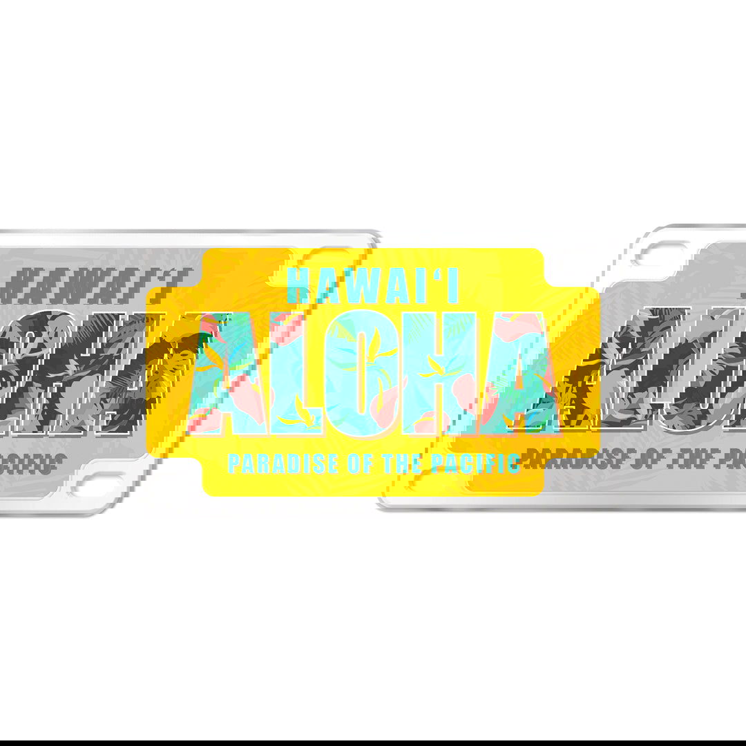 Magnet, License Plate - Aloha Paradise of the Pacific