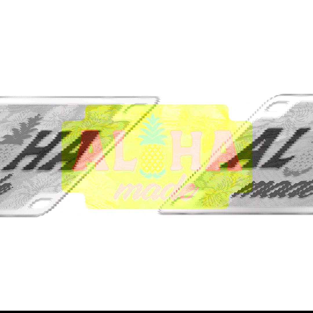 Magnet, License Plate - Tropical Pareo