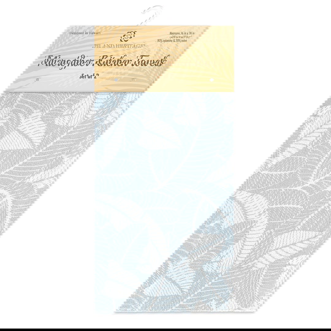 Microfiber Kitchen Towels, Tropical Leaves