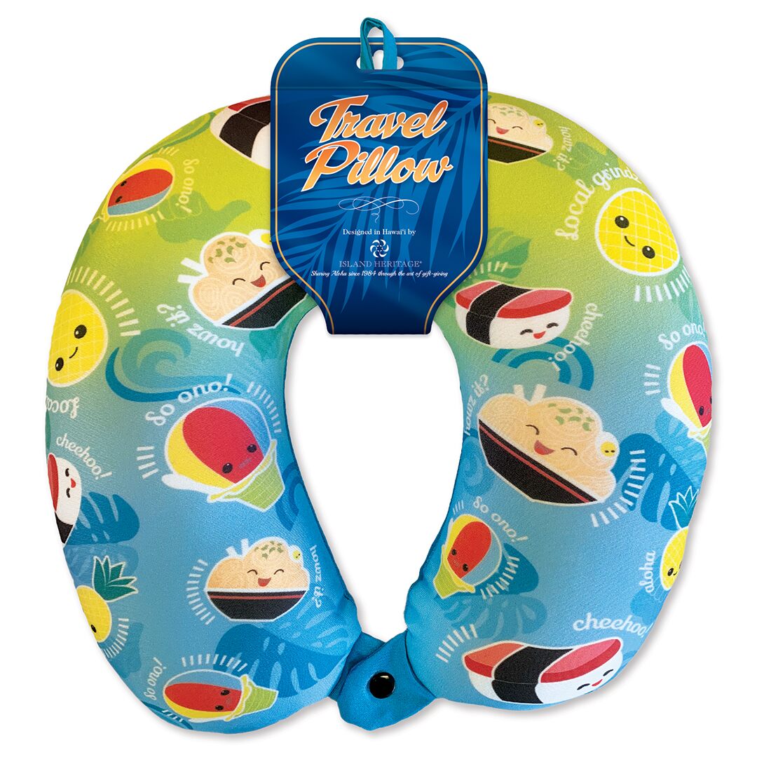 Microfiber Neck Pillow, Local Grindz