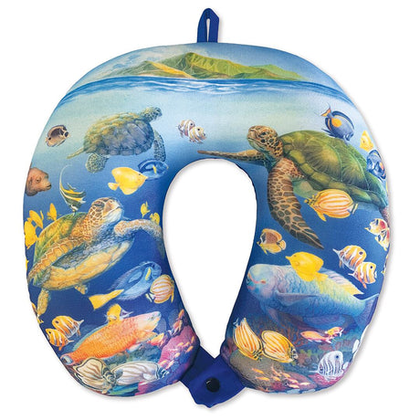 Microfiber Neck Pillow, Ocean of Friends