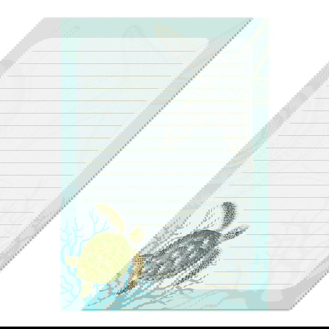Notepad 50-sht, Honu Voyage - Aqua