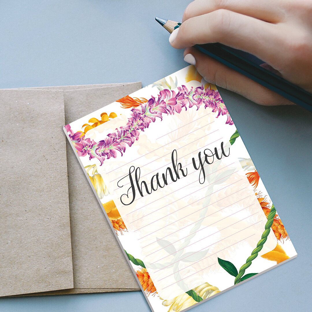 Notepad, Leis of Aloha