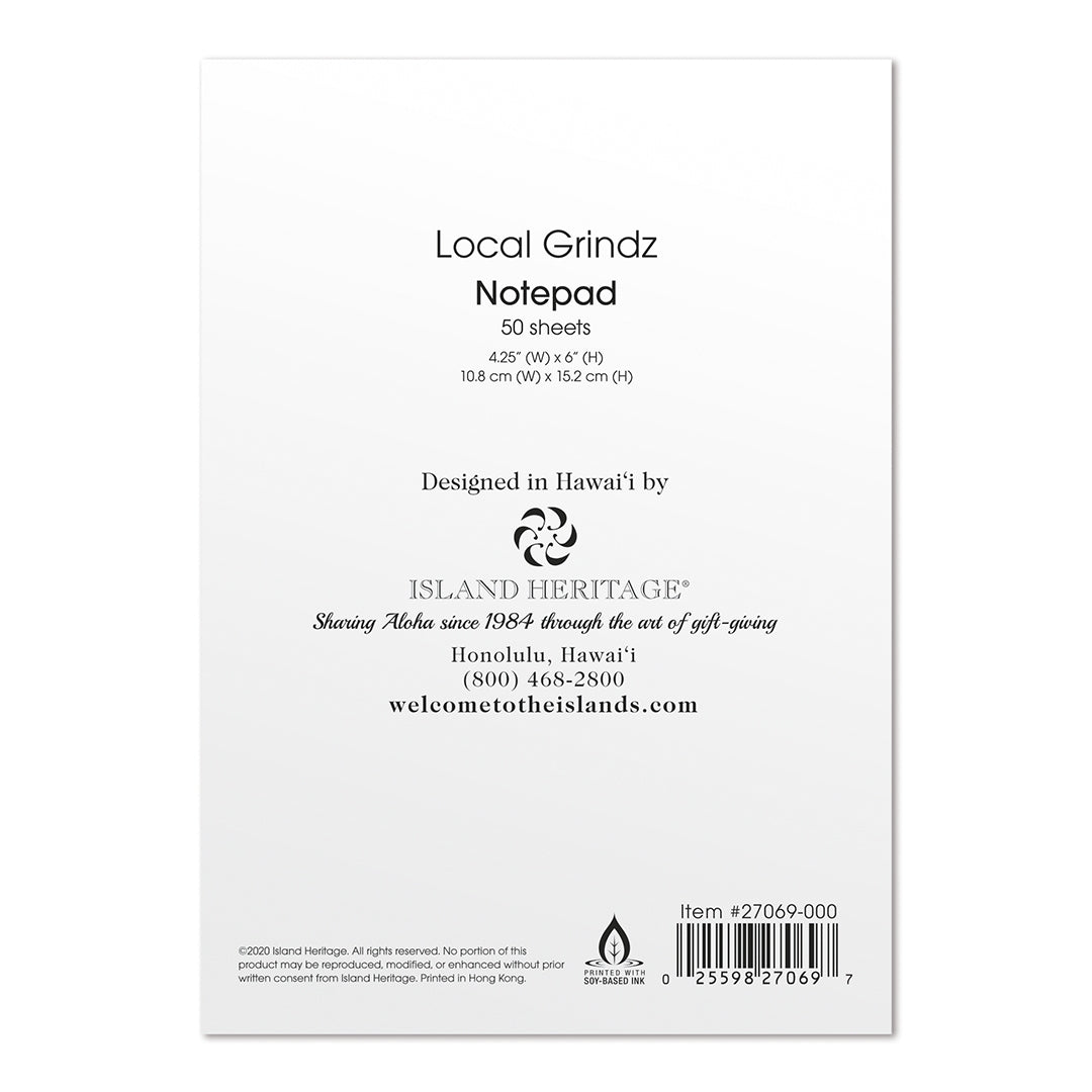 Notepad, Local Grindz