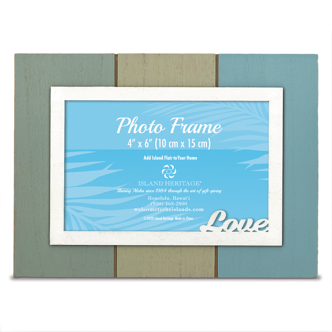 Painted Wood 4x6 Frame, Love (H)