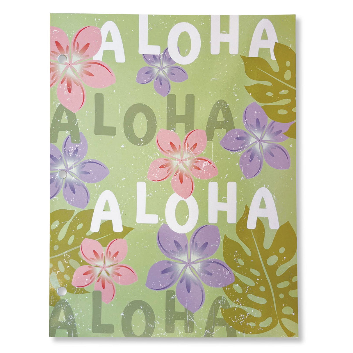Portfolio Folder, Floral Aloha